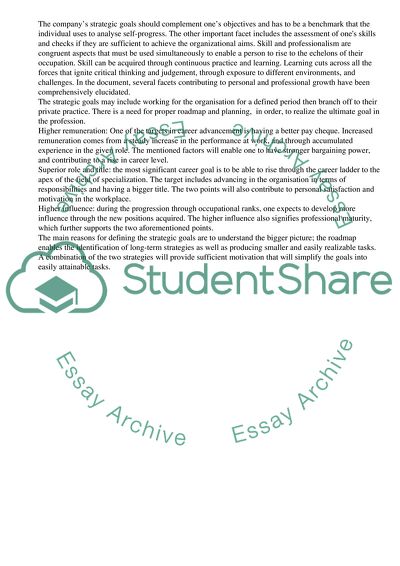 Professional Development for Strategic Managers