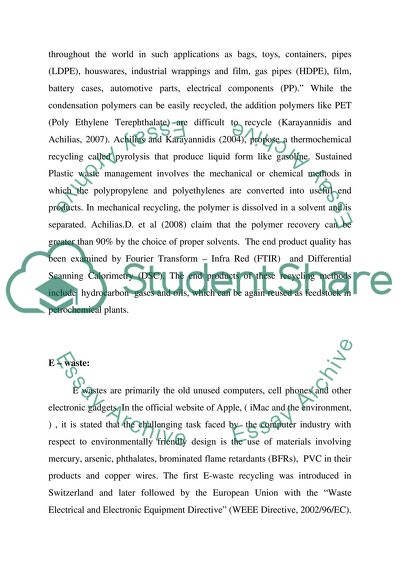 Design for Environment