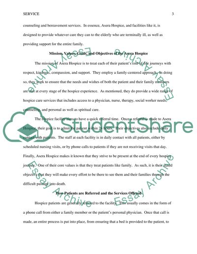 Service learning experience essay
