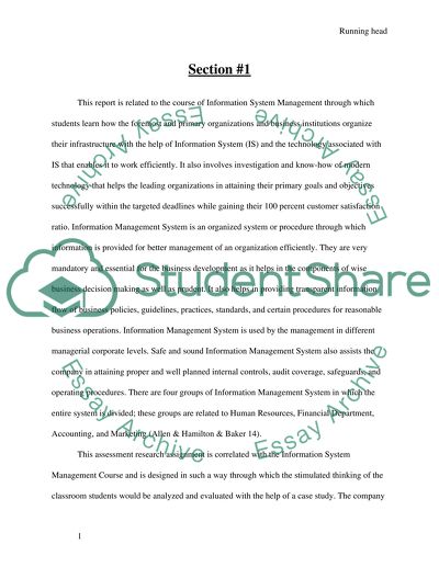 The Course of Information System Management and Business Institutions