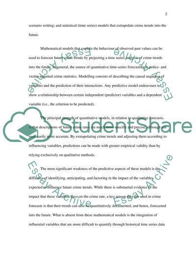 What methods are used to identify patterns and trends in crime in the UK