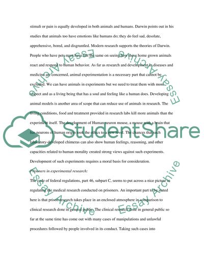 Medicine Research, Ethics and Law