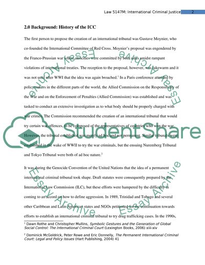 The International Criminal Court