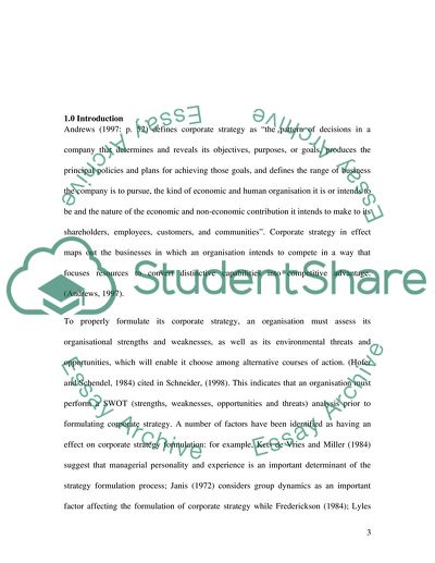 The Slope of Sony-Ericsson Business Strategy