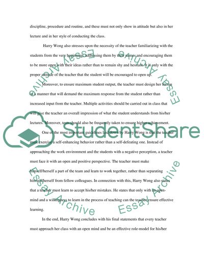 The Effective Teacher Critique