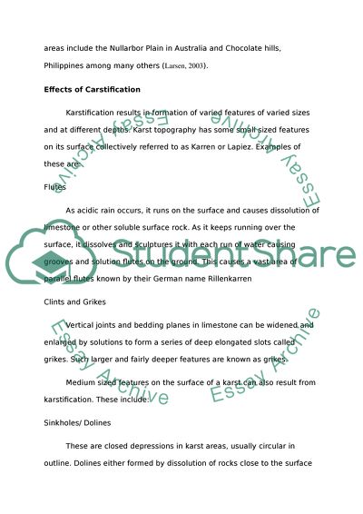 Importance of Karst Topography