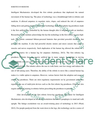 How are robots involved in medicine