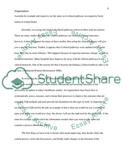 Developing Clinical Pathway