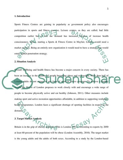 Sports Fitness Centre in Mayfair London