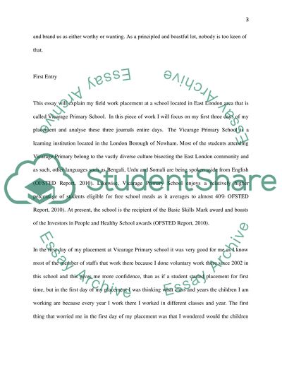 Sundry Reflections on My Vicarage Placement