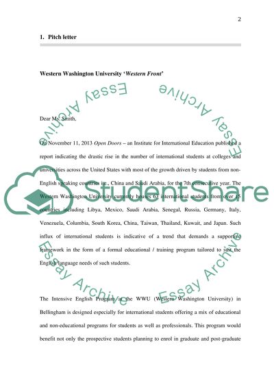 A press kit about Intensive English Program (IEP) at Western Washington University (WWU)