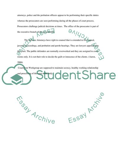 Criminal Justice System of the United States