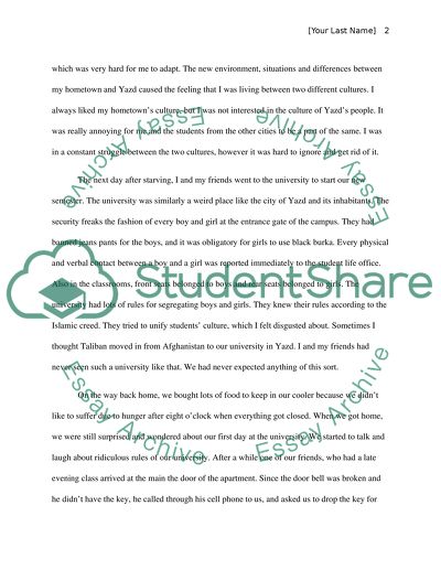 Between the cultures