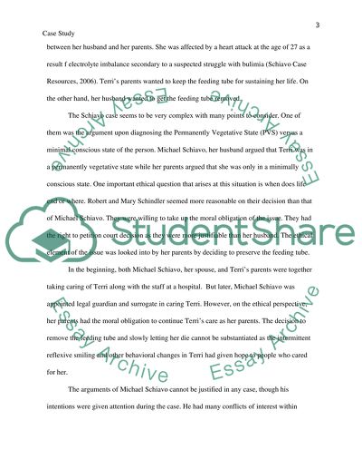 Theresa Schiavo Law Case Study