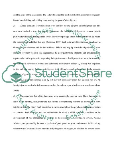 Role of Intelligence Testing in Society