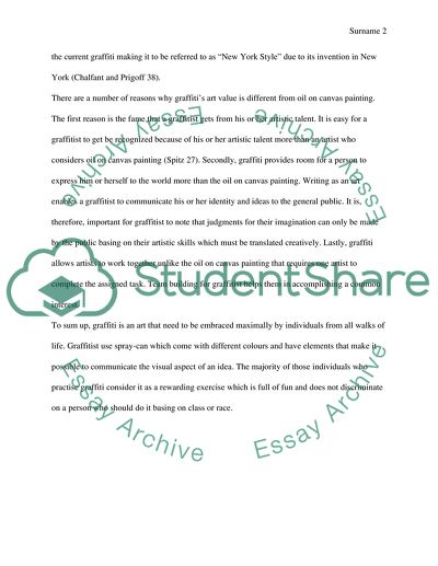 Is graffiti a valid art form