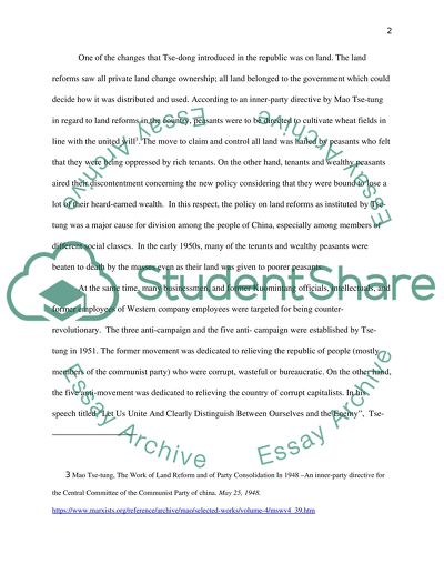 Chinas Post-1949 Political and Economic History