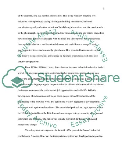 1820-1870 Industrial Revolution