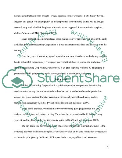 BBC Plan in Public Relation