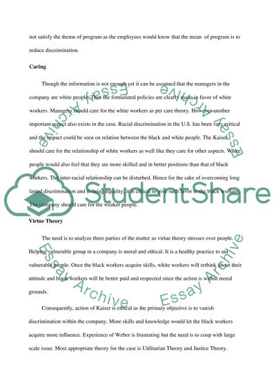 social status discrimination essay