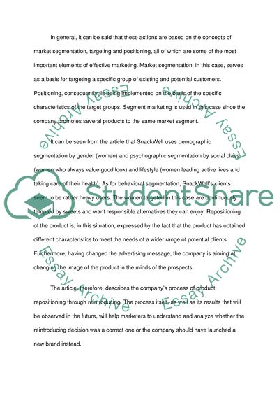 SnackWells Nudges up the Portion Pack by Andrew Adam Newman