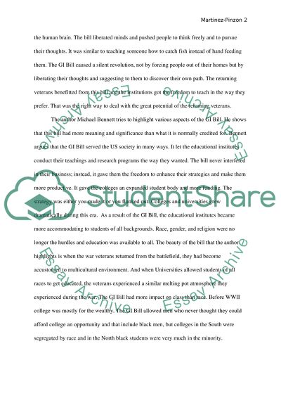 The GI Bill of Rights