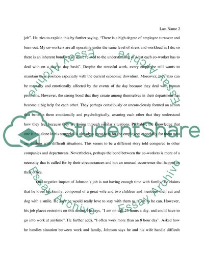 The Importance of Support System in a Strenuous Situation