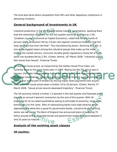 General Background of Investments in the UK