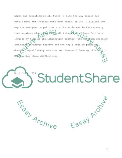 A Student of the USA