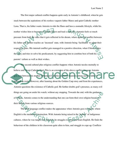 Cultural, Religious and Language Conflicts in Bless Me, Ultima