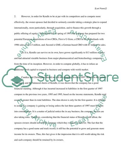 Kendle International Inc