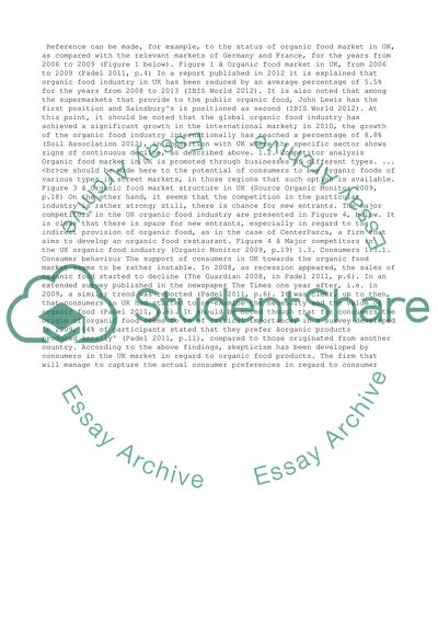 Business Proposal - Center Parcs UK - Market Anaylsis