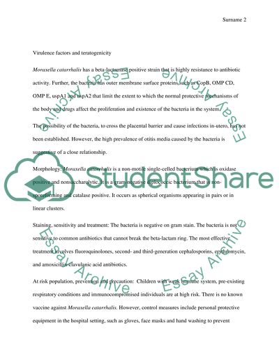 Moraxella catarrhalis