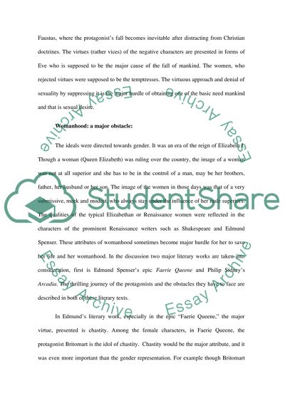 Attributes of Characterization of Sixteen Century