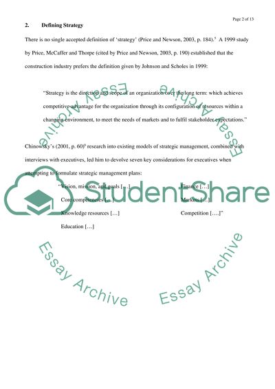 Strategy and Strategic management Research