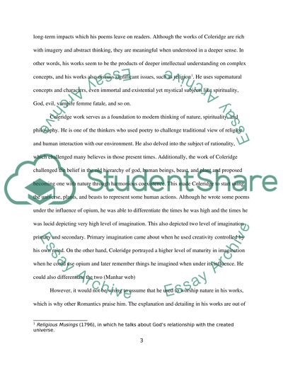 Sexuality and Violence in Samuel Taylor Coleridges Kubla Khan and Christabel