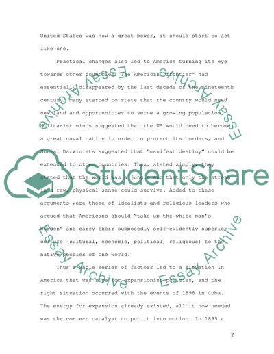 Changes in the Nature of British and American Expansion in the Late Nineteenth Century
