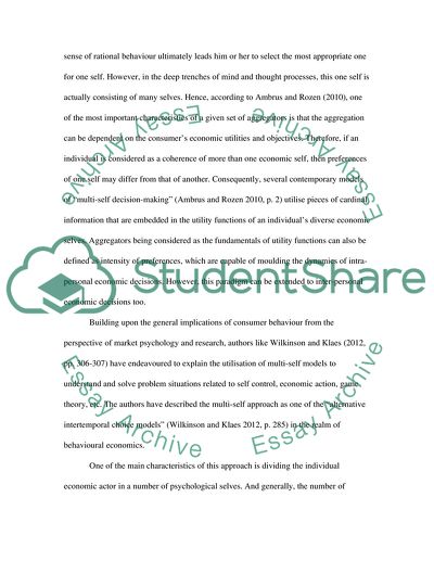 Multi-Self Model and the Dual-Self Model Approaches to Self-Control Problems