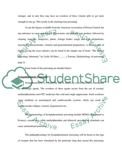 Pediatric Overdoses and Poisonings - Epidemiology, Pathophysiology, and Treatments