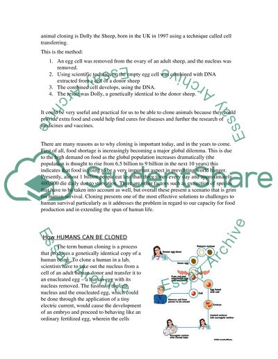 Pros and Cons of Cloning