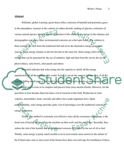 Benefits of Solar Energy and Comparison in the American Context
