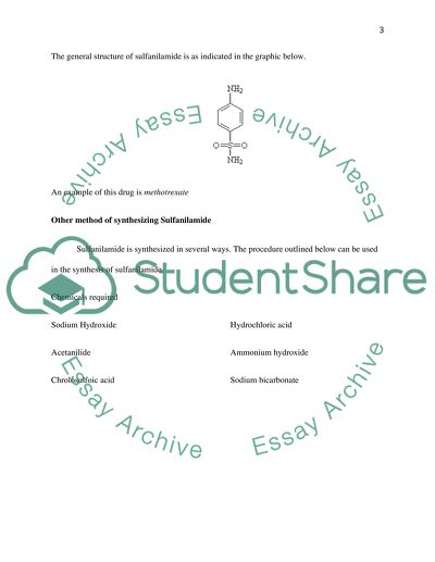 The Synthesis of Sulfanilamide