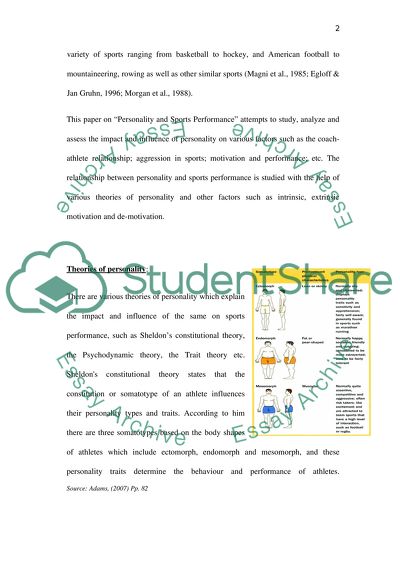 The Importance and Role of the Individual in Sports Activities