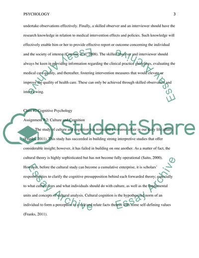 Effects Social Change/Cognitive Psychology/Being a Scholar-Practitioner