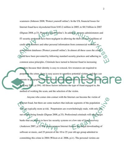 Internet Fraud and the Need For Public Education