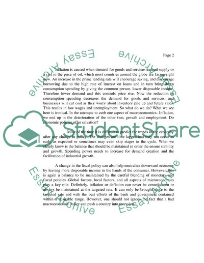 The Macroeconomic Theory