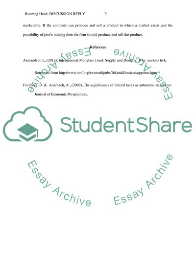 Discussion Board reply