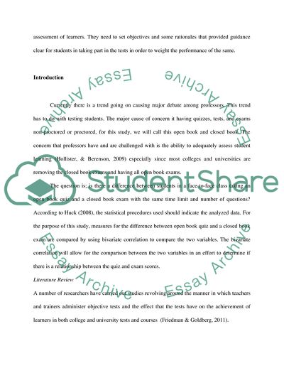 The Differences that Exist between Face-to-Face Students and Those of the Open Book Exams System