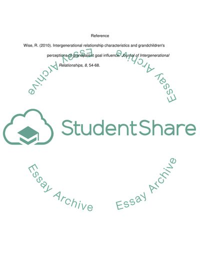 Relationships with Grandparents