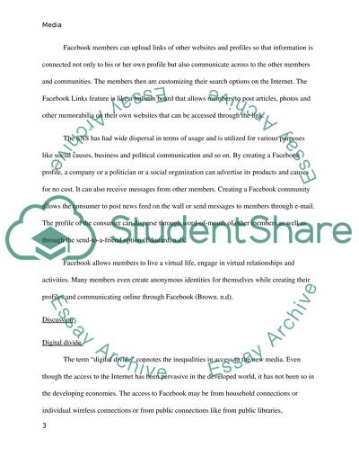 Facebook as a New Media